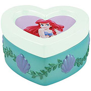 Little Mermaid Ariel Heart Trinket Box